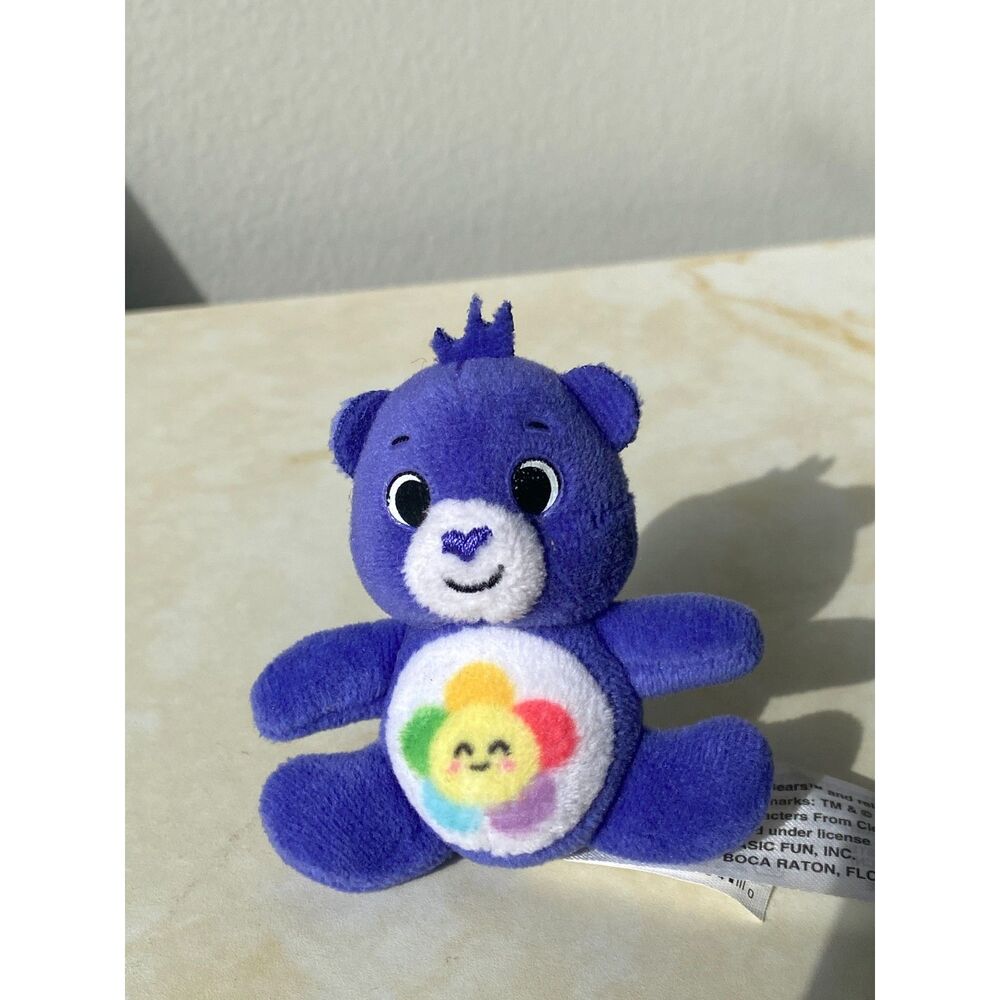 CARE BEARS Rare mini Harmony Bear Unlocks The Magic 4"